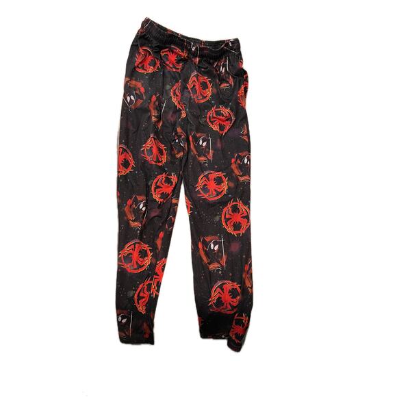 Spiderman Red Black Sleep Pants Mens S - Picture 2 of 3
